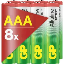 GP AAA Batterie Alkaline 1,5V 8 Stück Micro (AAA)-Batterie 1.5 V 8 St.
