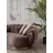 aea Couch Polyester 3-Sitzer + 1-Sitzer + 1-Sitzer Braun