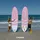 huiike Stand Up Paddling Board 305 x 84 x 15 cm rosa|grün