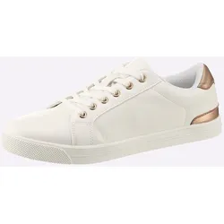 Sneaker CASUAL LOOKS, Damen, Gr. 42, weiß, Lederimitat, modisch, Schuhe