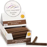 123... hund dabei! mascota vital - Kaurollen XXL Pferd+Kartoffel getreidefrei 50 St