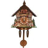 Kuckucksuhr Pendeluhr Wanduhr Handwerk Kunstuhr für Wohnzimmer Raum-Esszimmer-Geschäftsplatz - Braun