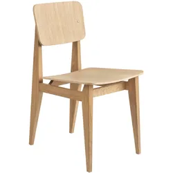 GUBI - C-Chair Dining Chair Veneer, Eiche geölt
