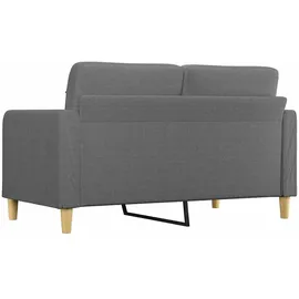 vidaXL 2-Sitzer-Sofa Dunkelgrau 140 cm Stoff