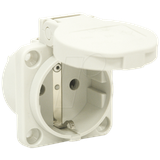 PCE 601.450.02 Anbau-Steckdose IP54 Weiß