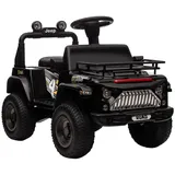 Homcom Kinderauto Schwarz, B/H/L: ca. 48x82x56 cm - schwarz