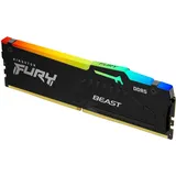 Kingston FURY Beast DDR5 5600MT/s RGB 64GB Modul (1x64GB) CL36 Schwarz KF556C36BBEA-64