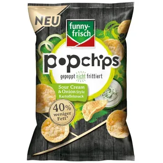 CHIPS funny frisch Popchips Sour Cream und Onion Style vegetarisch 80g
