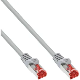 InLine Patchkabel, S/FTP (PiMf), Cat.6, 250MHz, PVC, Kupfer, grau, 30m