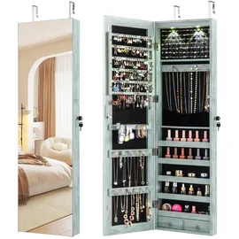 Goplus Schmuckschrank mit LED