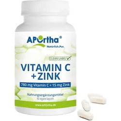 Vitamin C 780 mg Plus 15 mg Zink - 90 vegane Kapseln One Size