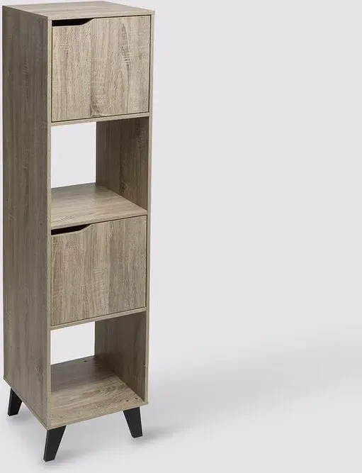 Mix n'Modul Ceda natur, hohes 4-Fächer-Regal