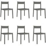 Resol garbar DANNA Stuhl Indoor, Outdoor Set 6 Grünliches Grau