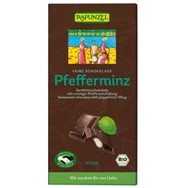 RAPUNZEL Zartbitterschokolade mit Pfefferminzfüllung 100 g