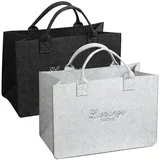 KESPER Lieblingstasche grau 50 x 25 x 34 cm