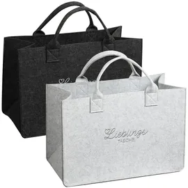 KESPER Lieblingstasche grau 50 x 25 x 34 cm