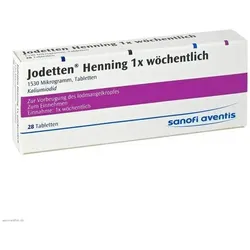 Jodetten Henning 1x wöchentlich Tabletten