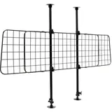 Wiltec Hundegitter Modell B verstellbar Schwarz 72-136 cm