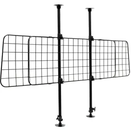 Wiltec Hundegitter Modell B verstellbar Schwarz 72-136 cm