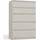 veneti Grosse Kommode Malwa M5 Schrank 5 Schubladen Kaschmir Beige Für Zuhause Für Büro - Beige