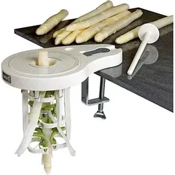 LURCH Spargelschäler grün, creme