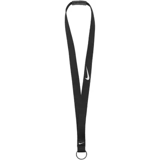 Nike Unisex – Erwachsene Essential Lanyard Schlüsselband, Black/Black/White, Einheitsgröße