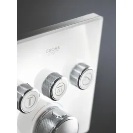 Grohe Grohtherm SmartControl Thermostat mit 3 Absperrventilen, Wandrosette moon white,