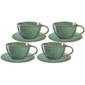 LEONARDO Cappuccinotasse 0,18 l Grün 4 St.