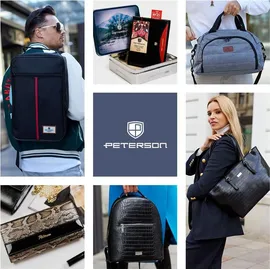 Peterson Damen Geldbörse blau/silber
