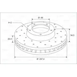 Valeo 886194 Bremsscheibe