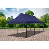 Faltpavillon Faltzelt Pavillon 3x9 Blau Gartenzelt Klappzelt Wasserdicht