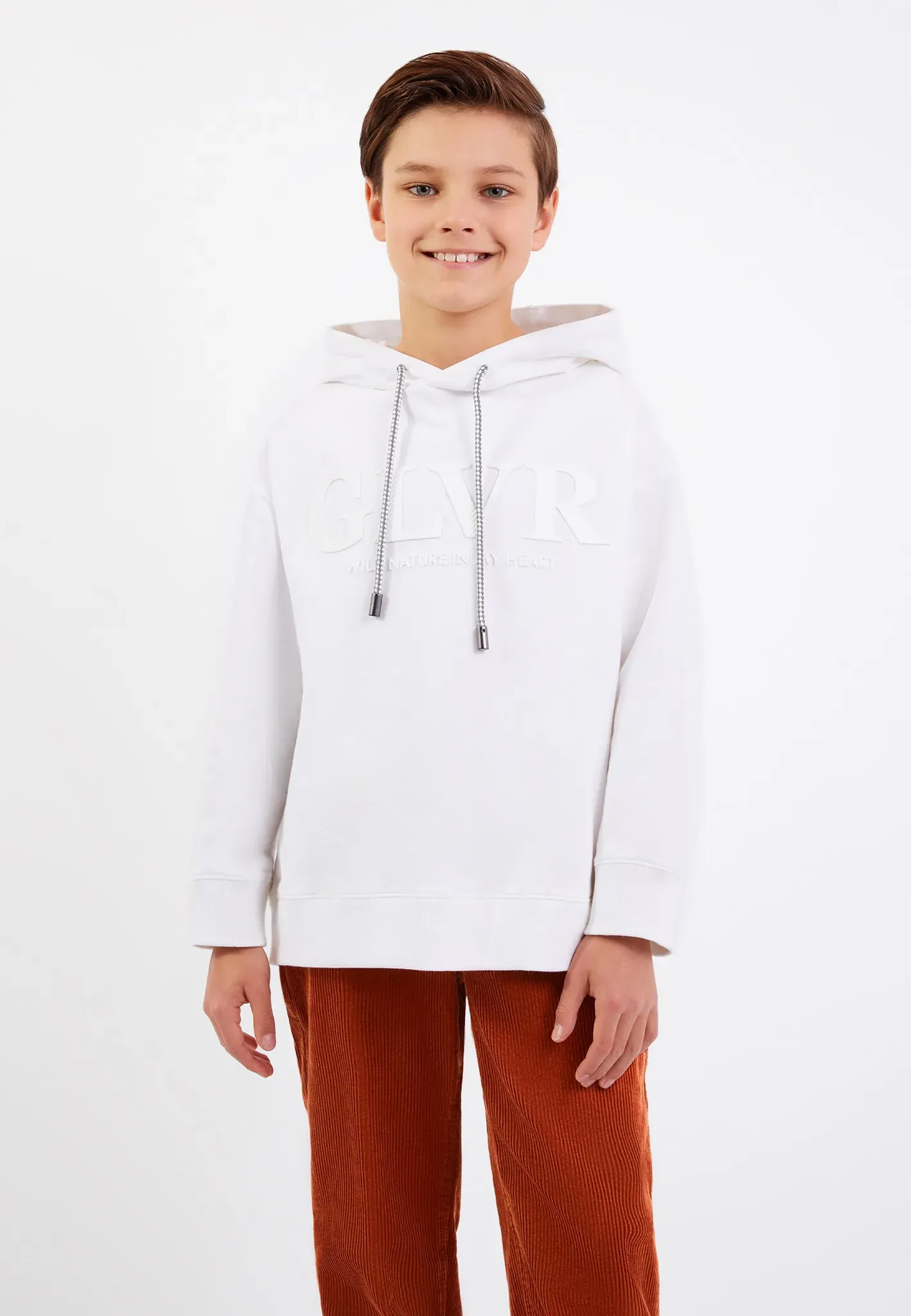 Kapuzensweatshirt GULLIVER, Jungen, Gr. 152, beige, 95% Baumwolle, 5% Elasthan, bedruckt, normal, ohne Ausschnitt, Sweatshirts, mit verstellbarer Kapuze