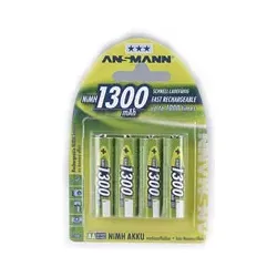 Ansmann Batterie AA-Typ - NiMH - (wiederaufladbar)