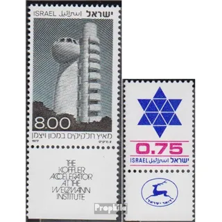 Prophila Collection Israel 718,721 mit Tab (kompl.Ausg.) postfrisch ** MNH 1977 Teilchenbeschleuniger, Davidstern (Briefmarken für Sammler)