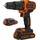 Black & Decker Akku-Schlagbohrschrauber BCKSB04 inkl. 2 x 1,5 Ah + Aufbewahrungsbox + 78-teiliges Zubehör-Set