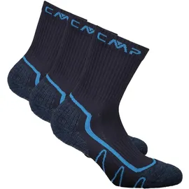 CMP Kids Trekking Sock Poly Mid antracite-deep lake (73UL) 31/33