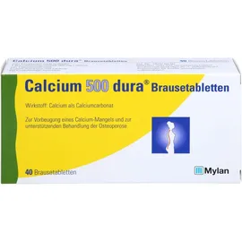 MYLAN DURA GMBH Calcium 500 dura Brausetabletten 40 St.