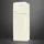 Smeg FAB30RCR6 Retro-Kühl-Gefrierkombination (222 l, 1720 mm hoch, Creme)