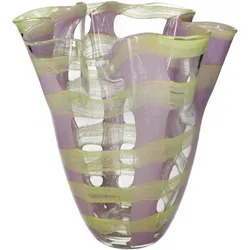 Vase HAYLEY gelb - gelb - BHT 21x24.50x21 cm