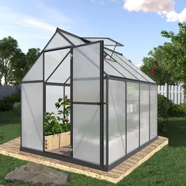Floraworld Grow III Alu Grün Blankglas 4 mm 4,4 m2