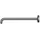 Keuco Brausearm Rosettenform rund, Ausladung 450 mm, 51688130400 Schwarzchrom gebürstet