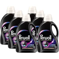 PERWOLL Black Waschmittel 6x 27 WL (162 Waschladungen), Feinwaschmittel reinigt sanft und erneuert dunkle Farben und Fasern, für alle dunklen Textilien, mit Dreifach-Renew-Technologie