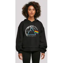 Kapuzenpullover F4NT4STIC "Pink Floyd", Damen, Gr. S, schwarz, Obermaterial: 100% Baumwolle, casual, oversize, Langarm, Pullover, Print