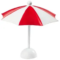 HobbyFun Sonnenschirm ca. 10 x 10 cm Rot-Weiß