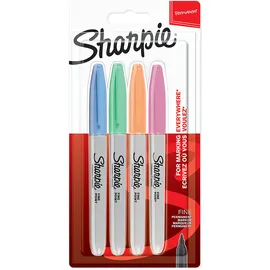 Sharpie Permanentmarker | feine Spitze | Pastel Farben | 4