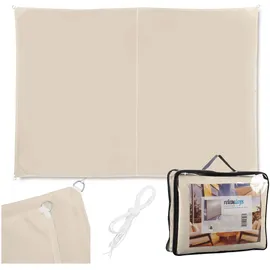 Relaxdays Sonnensegel beige
