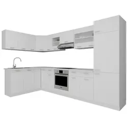 VCM Küchenzeile »Esilo«, ohne E-Geräte, Gesamtbreite: 505 cm - weiss
