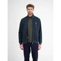 Lerros Sweatjacke, sportiv gerippt - Classic Navy - M