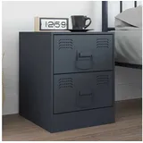 vidaXL Möbelgriff Schrankgriffe 12 pcs Anthrazit 85x45 mm Metall schwarz