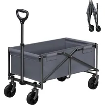 Woltu Trolley mit Rädern Grau 78 x 43 x 90 cm